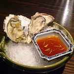 そば半 - 生牡蠣（５００円）