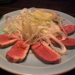 そば半 - 鴨ねぎ網焼き（１０００円）