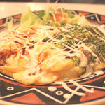 フレンチクォーター - 2種類の味が選べるオムライス(500円)