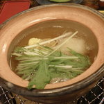 古屋旅館 - 鶏団子のスープ