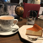 本町二丁目 玉川コーヒー店 - カフェオレとチーズケーキ