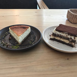 ブランチ コーヒー - チーズケーキとティラミス