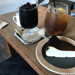 デデカフェ - コーヒーゼリーとチーズケーキとジンジャーエール