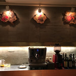 カウンター席より