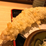 味奈登庵 - 「まぁ、ゴリッパ！  」と言いたくなる穴子天ぷら♡  
      オトーサン大コーフン！