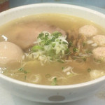 ラーメン丸仙 - 塩¥800 中太麺 鶏つくね