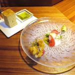 Ristorante Pinocchio - 天然鱧のベニエと野菜のマチュドニア