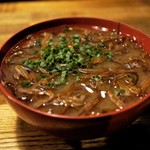 にほん酒と肴 酔音 - 布海苔味噌汁　380円