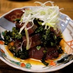 にほん酒と肴 酔音 - カツオ行者にんにく和え