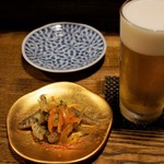 にほん酒と肴 酔音 - お通し　もろこ