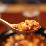 にしぶち飯店 - 陶板麻婆豆腐とご飯