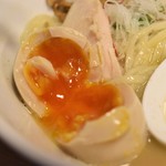 らぁ麺 飛鶏 - 鶏白湯そば（大盛＋全部のせ）