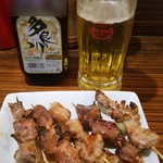 もつ焼 あぶさん - もつ焼き5本