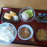 盛岡月が丘食堂 - 朝食セット（３５０円）