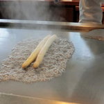 佐賀牛 季楽 銀座  - 旬のホワイトアスパラ