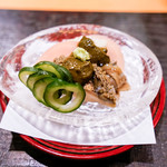 すし蓑 - 蒸し鮑