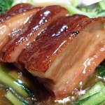 景徳鎮 - 豚の角煮，中華野菜添え