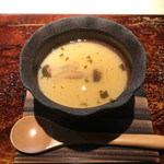 菊鮨 - 梅の茶碗蒸し