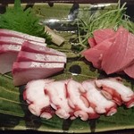 とと炉 - 刺身盛り合わせ