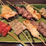 とと炉 - 串焼き盛り合わせ