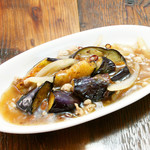 Stir-fried eggplant with miso