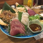 麺酒場ひかる - 刺身5点盛り