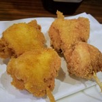 もつ焼 あぶさん - ササミのチーズ巻揚げ