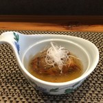 旬彩和心 棗 - ◯◯のひろうず カリカリの魚がのってる