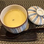 旬彩和心 棗 - 海老とあさりの茶碗蒸し