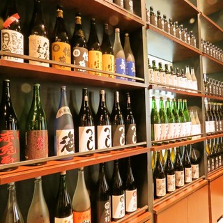 [Plenty of potatoes, barley, rice, and sake] Extensive variety including independently developed potato shochu “Yamato”