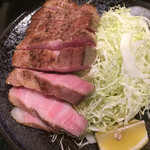 キセキ食堂 - ♪キセキ定食（ステーキ） ¥1000