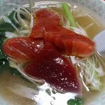 牡丹 - ヅケマグロラーメン 850円