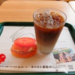 モスバーガー - カフェオレ（M）あっ、しまったっちゃ！ こうくるか～ ww