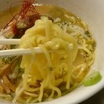 煮干結社 鹿道山 - 太麺アップ