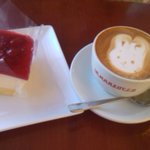 カフェ ロッソ - 木イチゴのケーキセット