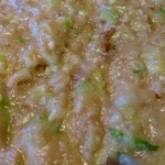 そらいえ - もんじゃ もちチーズ明太（アップ）