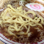 中華そばムタヒロ - ワハハ煮干特製そば（麺のアップ）