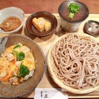 自家製粉石臼挽きうどん 青空blue 本店 - 20170620青セット・自家製粉粗挽きうどん大盛