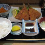 福冨 - アジフライ定食
