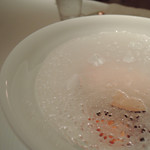 銀座 レカン - ルバーブのアイス、ベリーのソース