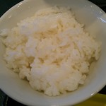 中国レストラン 雪園 - セットのライス