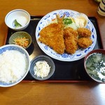 すゞ家 - ミックスフライ定食