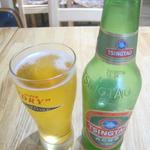 池袋小吃居 - 青島ビール　￥550？