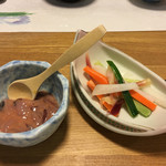 Umiterasu Nadachi Hoteru Kourin - 塩辛とお漬物