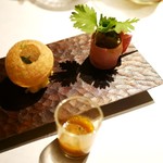 スパイスカフェ - チルドラッサム　プーリのグラス・小さなカティロール