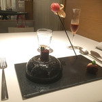 レストランエール - タルトタタン  ほおずき  カプレーゼ