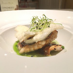 レストランエール - 穴子蒲焼 山椒 九条ねぎオイル（ひつまぶし風）