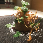 レストランエール - 仔牛 牛蒡フリット ココナッツ