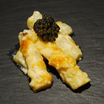 銀座 盡 - ホワイトアスパラ、キャビア