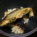 銀座 盡 - 鮎ご飯